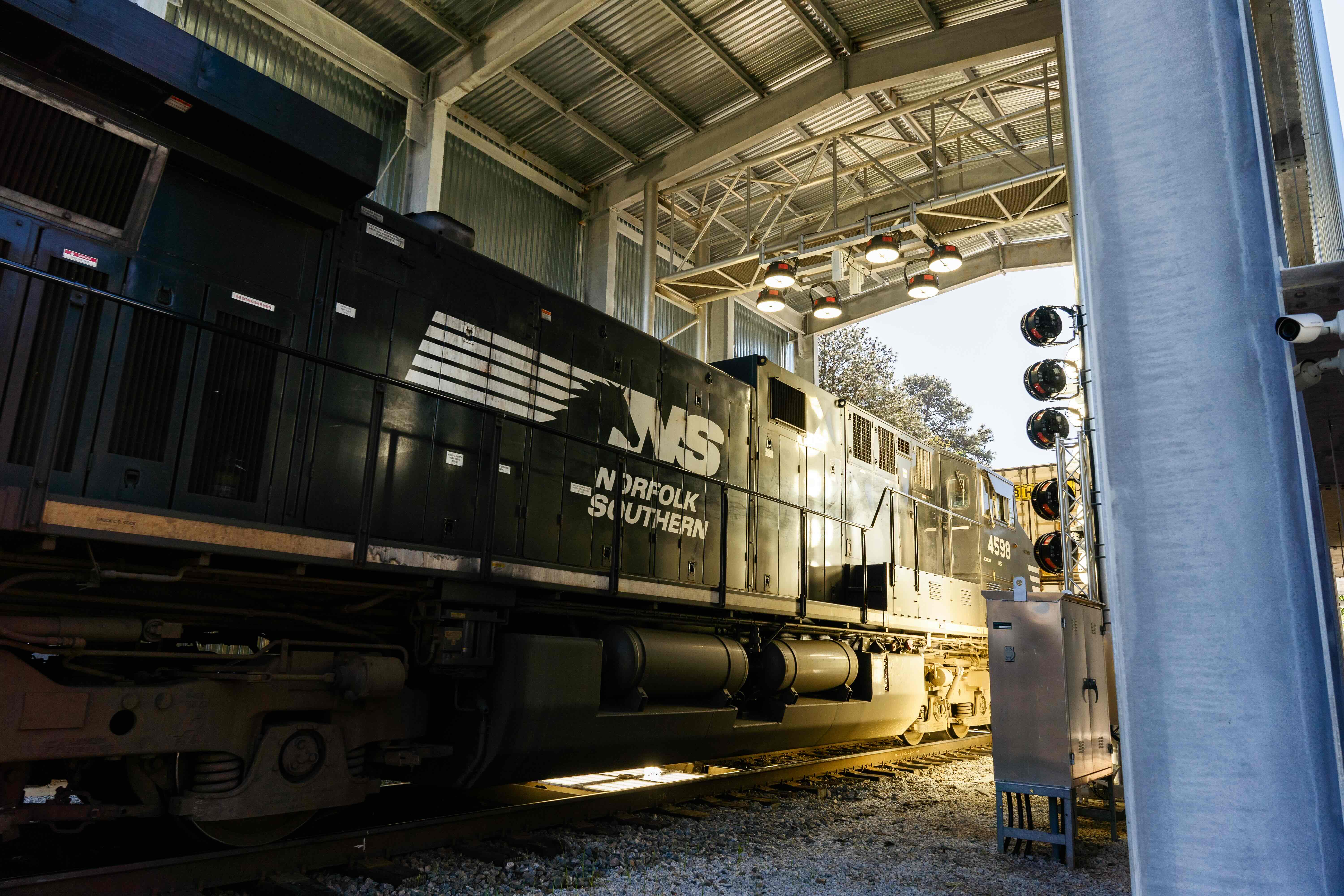 Pictured: Norfolk Southern Digital Inspection Portal in Jackson, Georgia